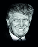 Donald Trump - reprodukce kresby