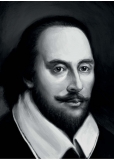William Shakespeare - reprodukce kresby