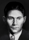 Franz Kafka - reprodukce kresby