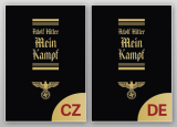 Mein Kampf vydání v češtině + vydání v němčině 