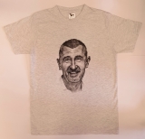 Tričko s potiskem Andrej Babiš - šedý melír
