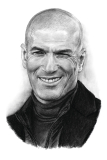 Zinédine Zidane - reprodukce kresby