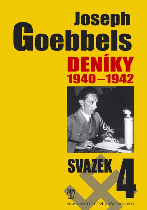 JOSEPH GOEBBELS - DENÍKY 1940-1942, svazek 4 - lehce poškozena