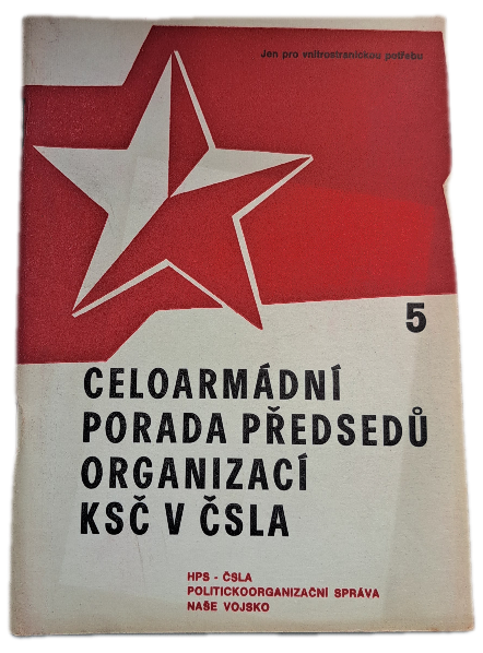 Celoarmádní porada předsedů organizací KSČ v ČSLA -  ANTIKVARIÁT