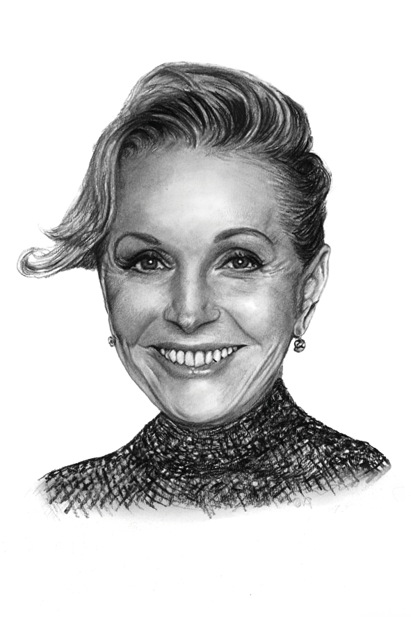 Helena Vondráčková - reprodukce kresby