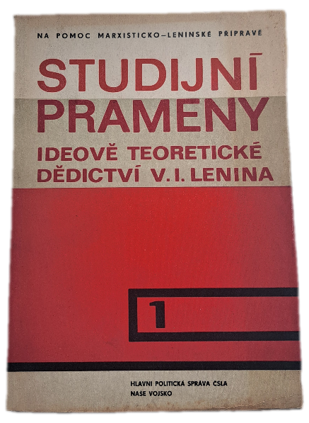 Studijní prameny ideově teoretické dědictví V.I.Lenina  -  ANTIKVARIÁT