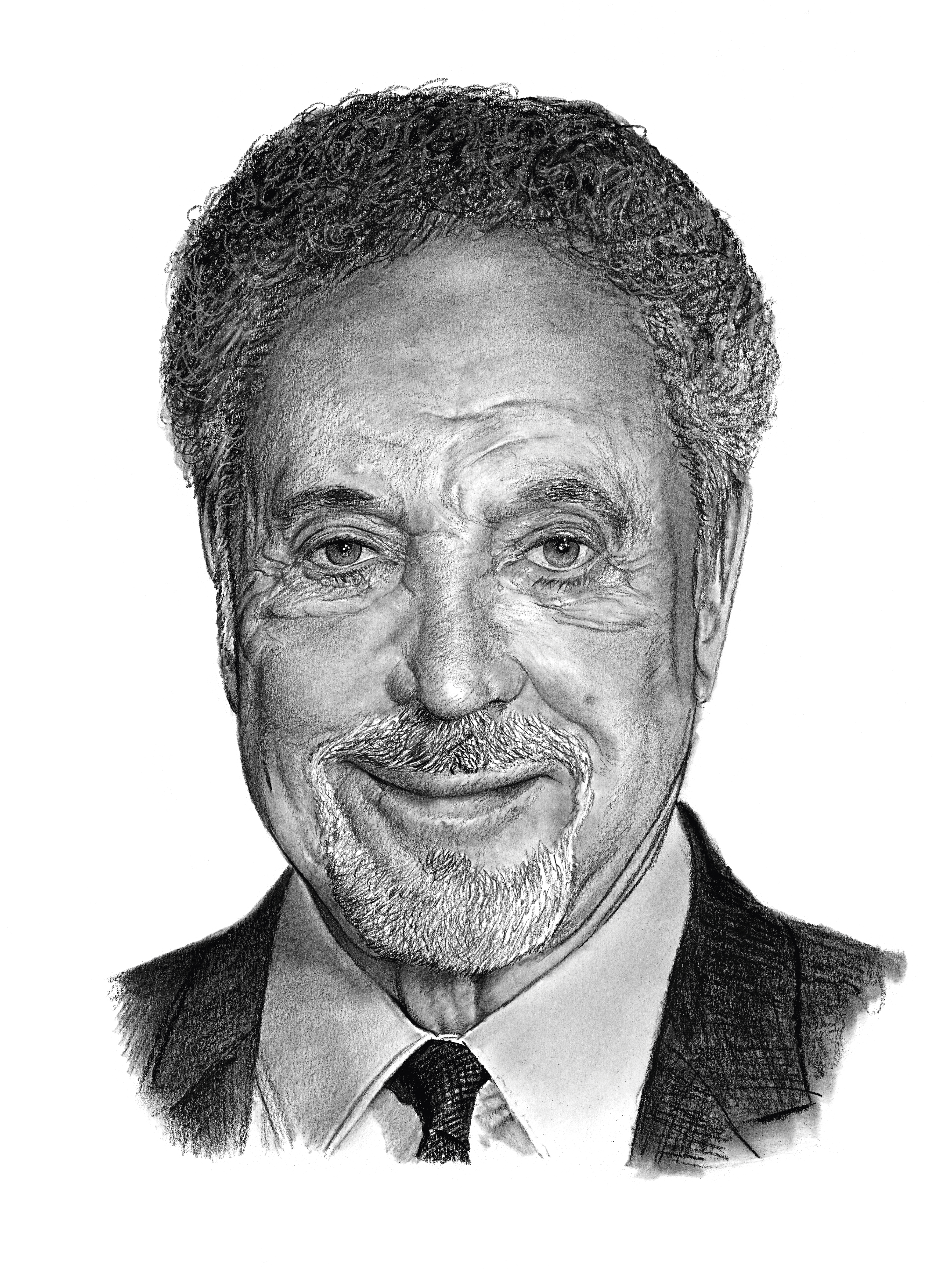 Tom Jones - reprodukce kresby