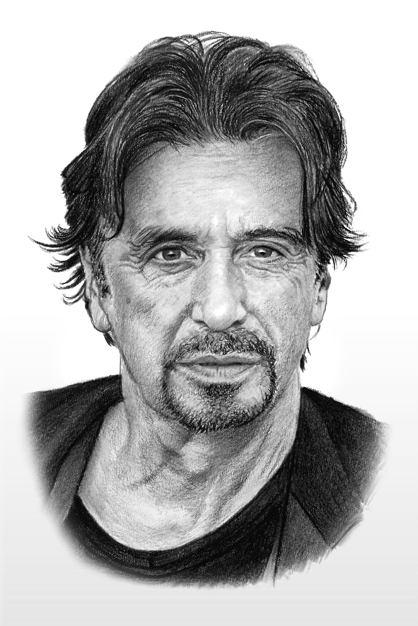 Al Pacino - reprodukce kresby