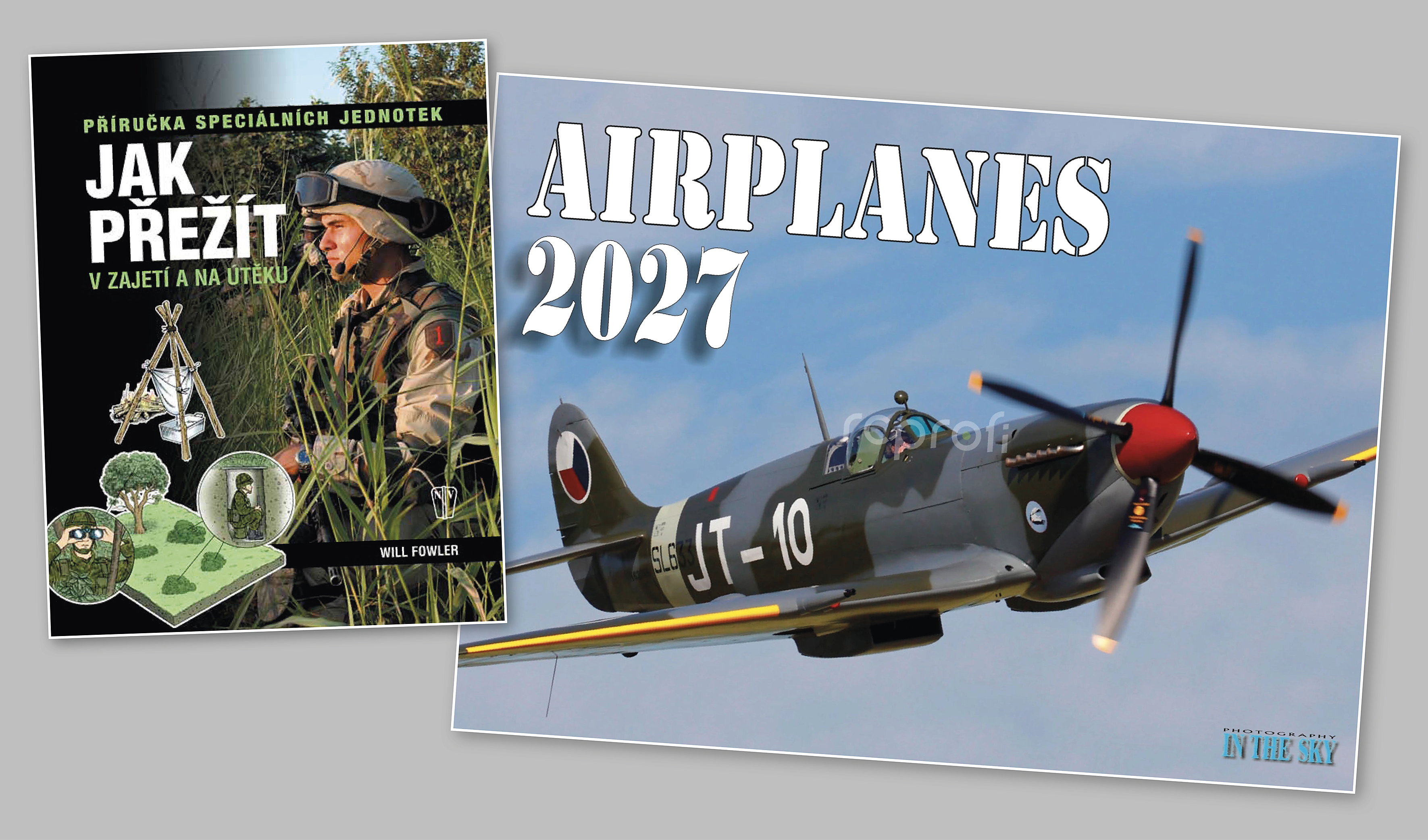 JAK PŘEŽÍT V ZAJETÍ A NA ÚTĚKU +  Nástěnný kalendář 2027 AirPlanes