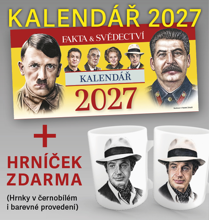 Stolní kalendář FAS 2027 + Hrnek J.P. Belmondo