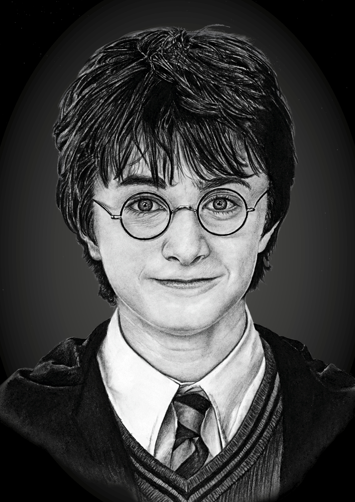 Daniel Radcliffe - reprodukce kresby - NA OBJEDNÁVKU DO 5 DNŮ