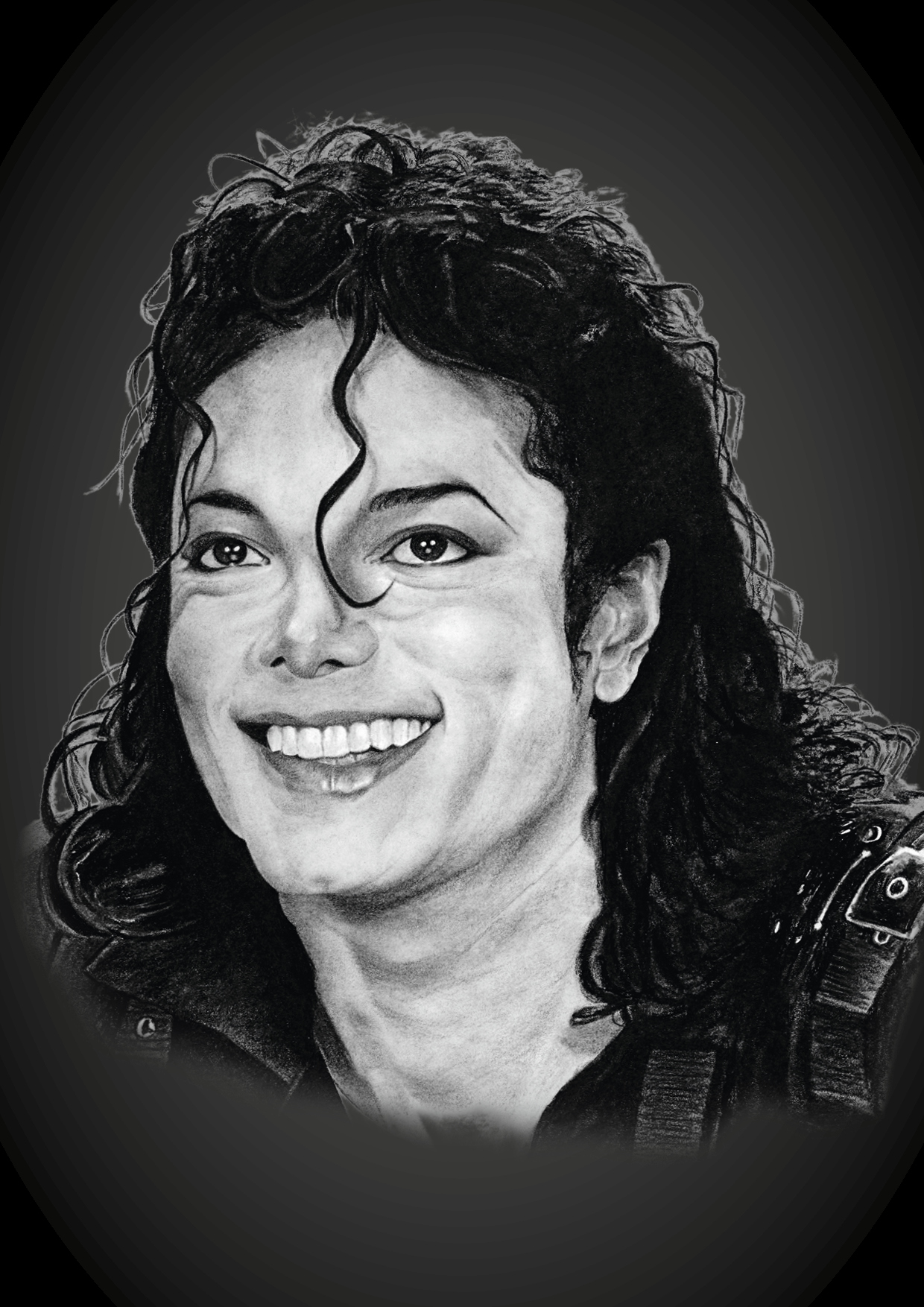 Michael Jackson - reprodukce kresby - NA OBJEDNÁVKU DO 5 DNŮ