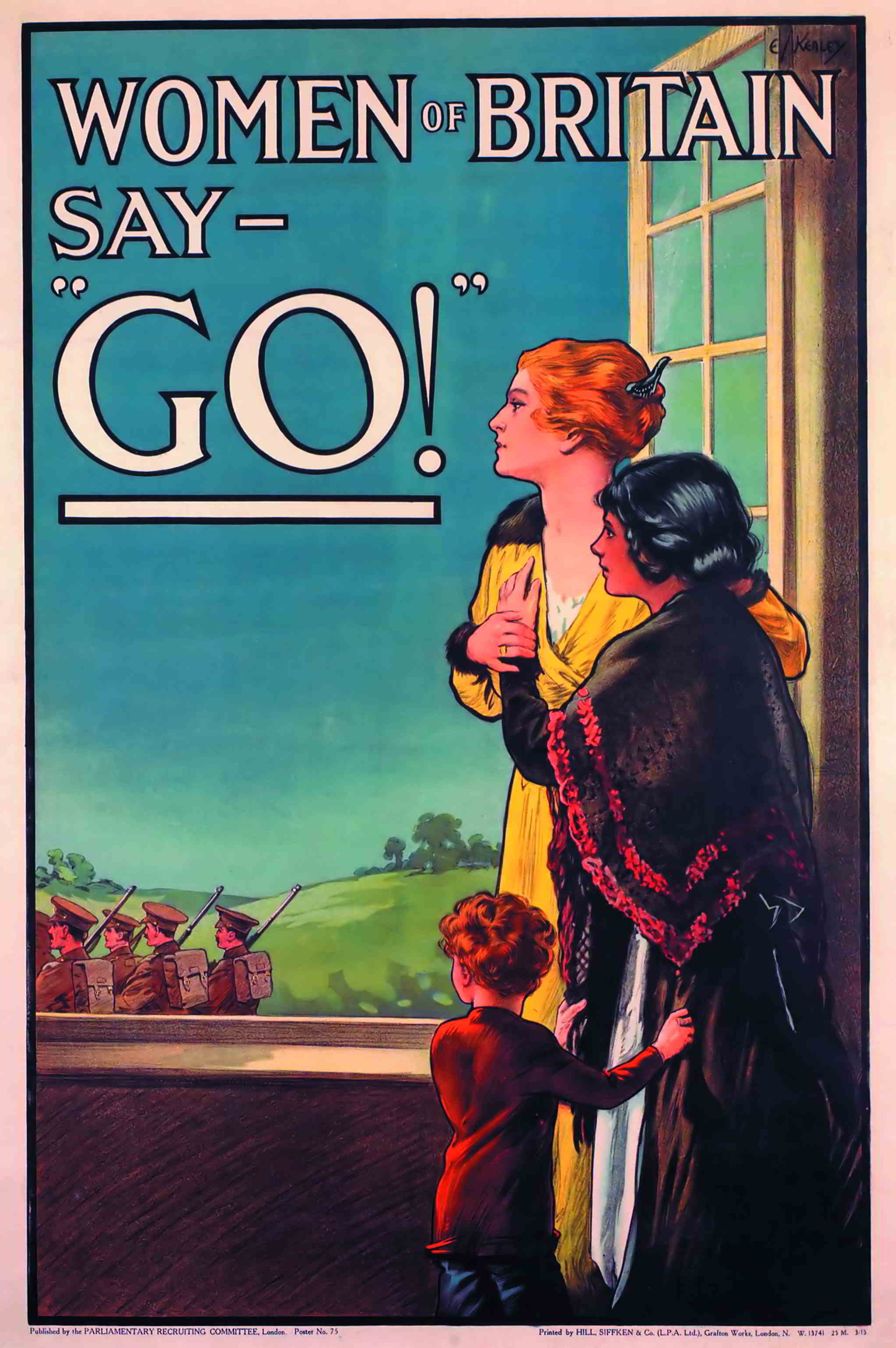 Válečný plakát č. 31 - reprodukce na plátně