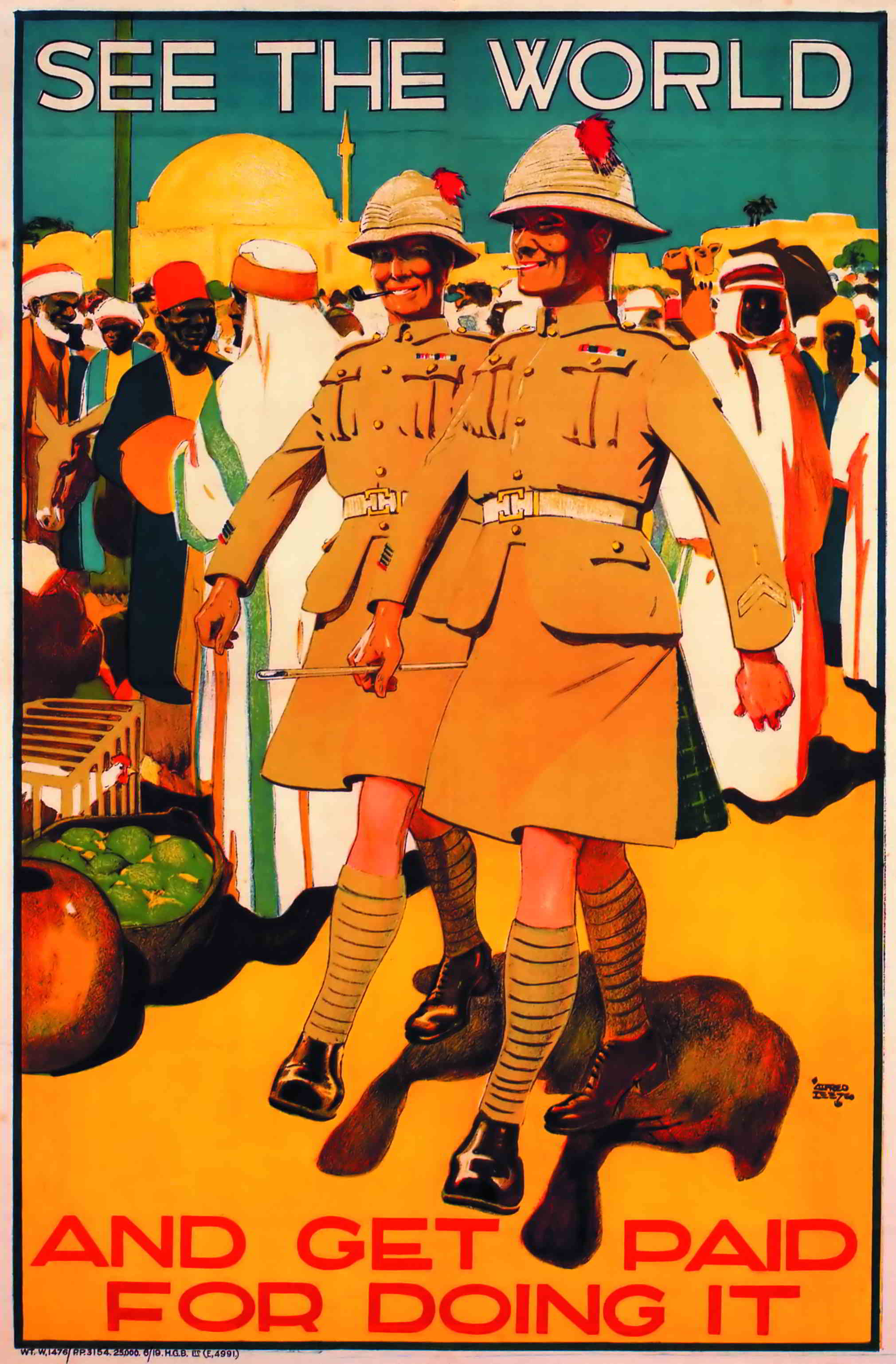 Válečný plakát č. 33 - reprodukce na plátně