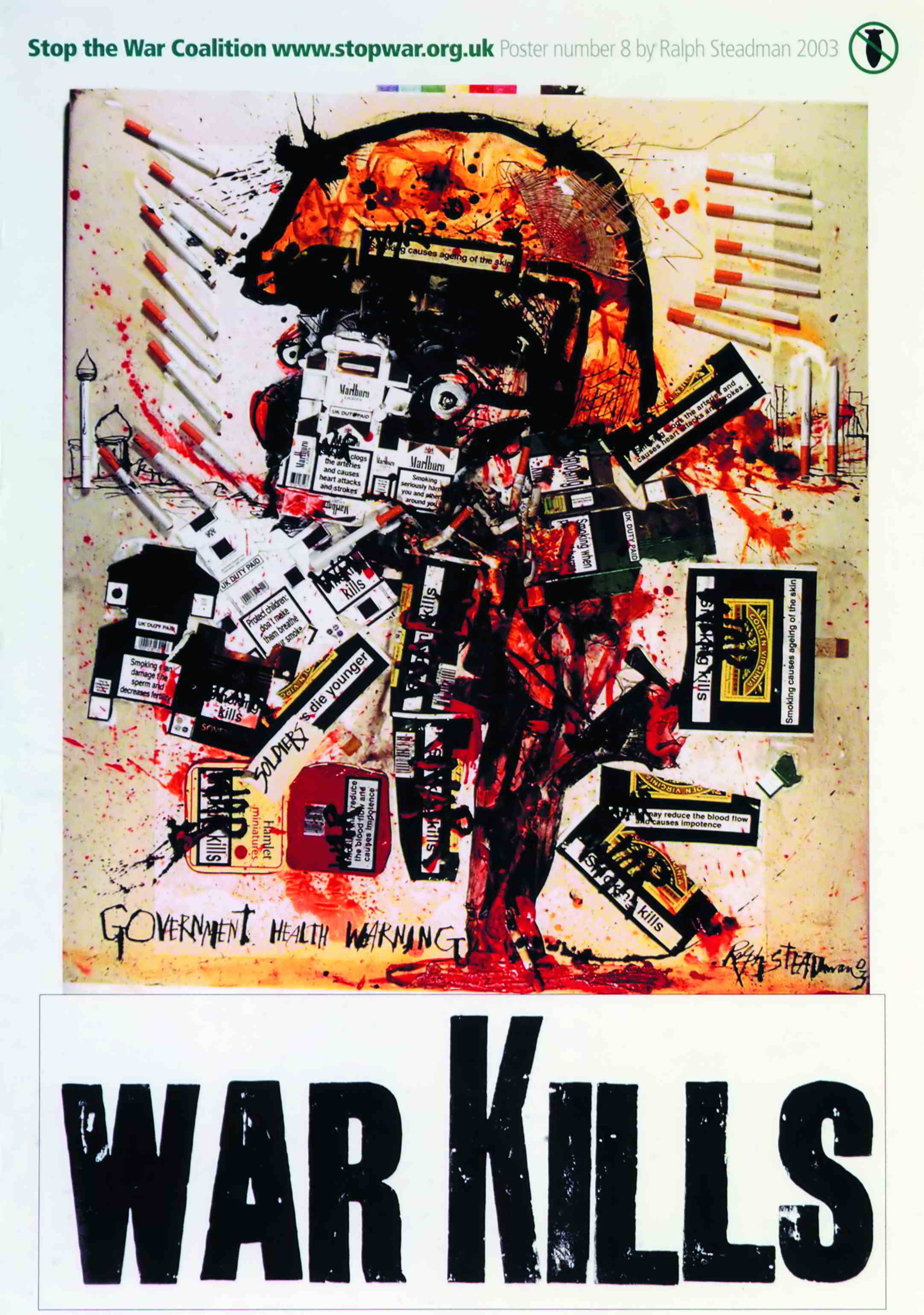 Válečný plakát č. 38 - reprodukce na plátně
