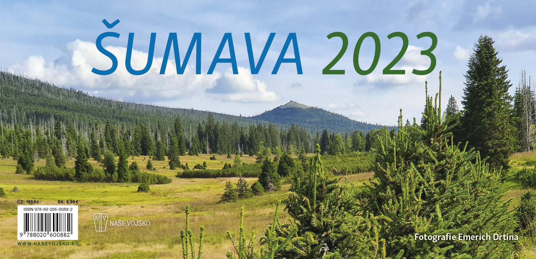 Stolní kalendář/kalendár Šumava 2023 - vyjde 31.05.2022