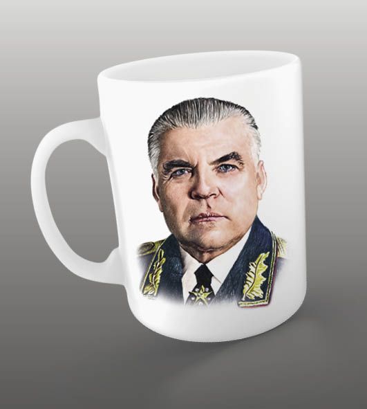 Hrnek Rodion Jakovlevič Malinovskij (barva)