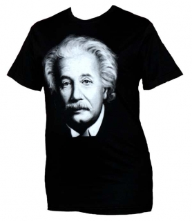Tričko s potiskem Albert Einstein