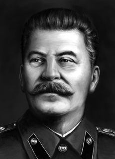 J. V. Stalin - reprodukce kresby