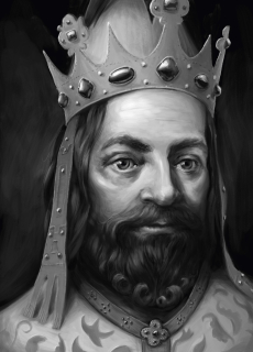 Karel IV. - reprodukce kresby