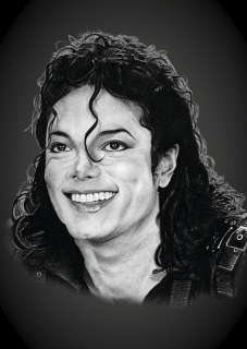 Michael Jackson - reprodukce kresby
