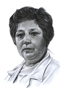 Stella Zázvorková - reprodukce kresby